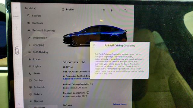 2023 Tesla Model X AWD w/ Full Self Driving, 22'' Wheels & Cream Premium Interior - 23017518 - 14