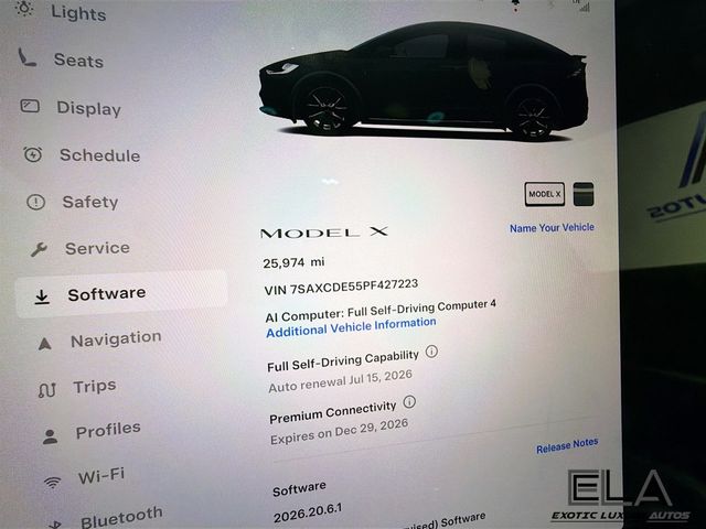 2023 Tesla Model X BENCH! FULL SELF DRIVE COMPTER 4 TRAFFIC AWARE CRUISE AUTOSTEER - 23051405 - 13