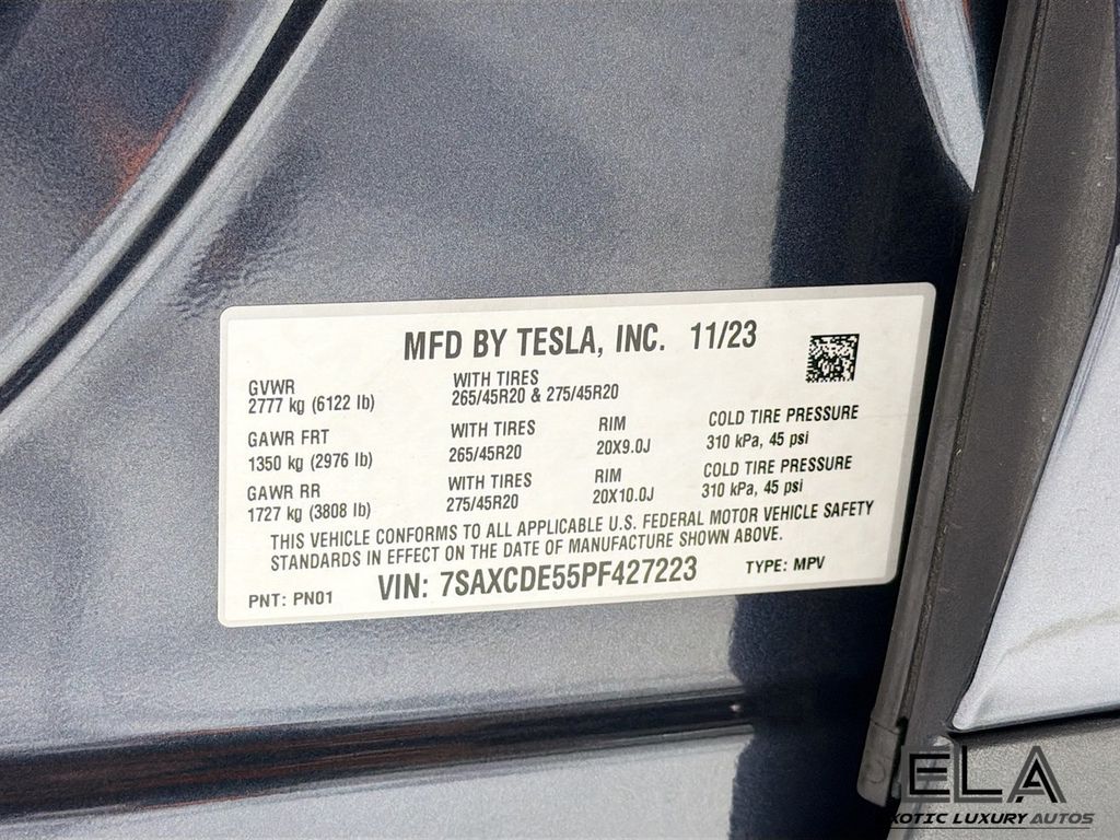 2023 Tesla Model X BENCH! FULL SELF DRIVE COMPTER 4 TRAFFIC AWARE CRUISE AUTOSTEER - 23051405 - 34