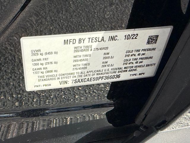 2023 Tesla Model X **MODEL X AWD 7 PASSENGERS** - 23001010 - 44