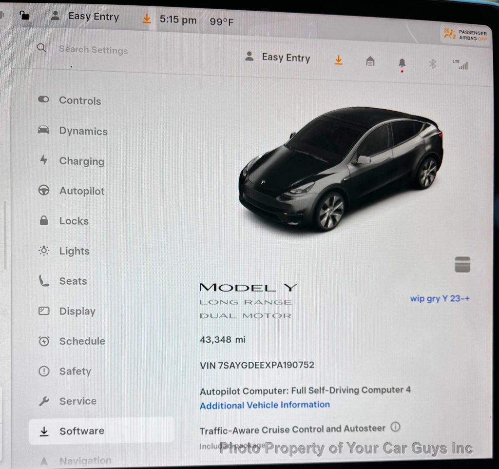 2023 Tesla Model Y HW4 Computer - 23042193 - 12