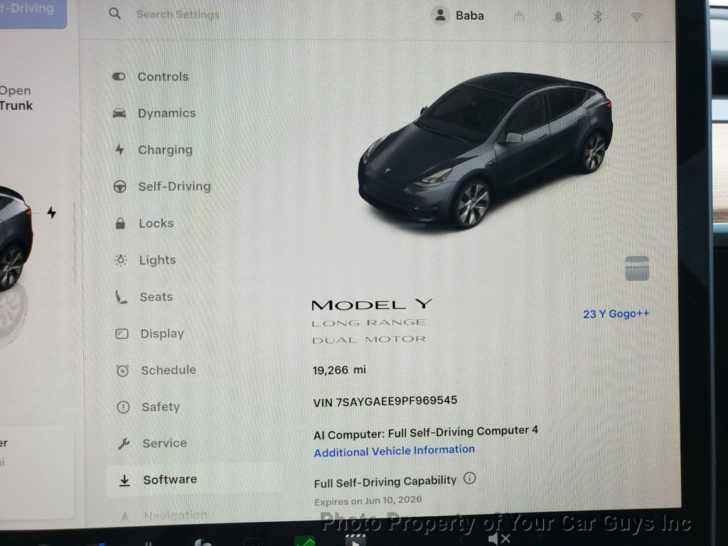 2023 Tesla Model Y HW4 FSD4 Computer Super Charge Access - 23028943 - 34