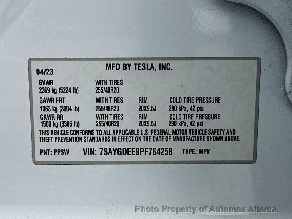 2023 Tesla Model Y Long Range - 22609736 - 36