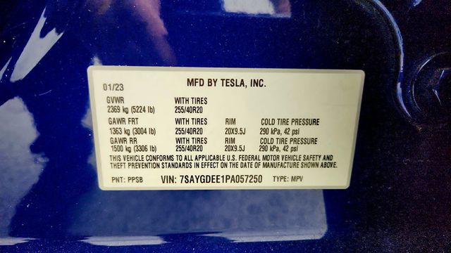 2023 Tesla Model Y Long Range AWD w/ 20'' Induction Wheels & Acceleration Boost - 23005615 - 23