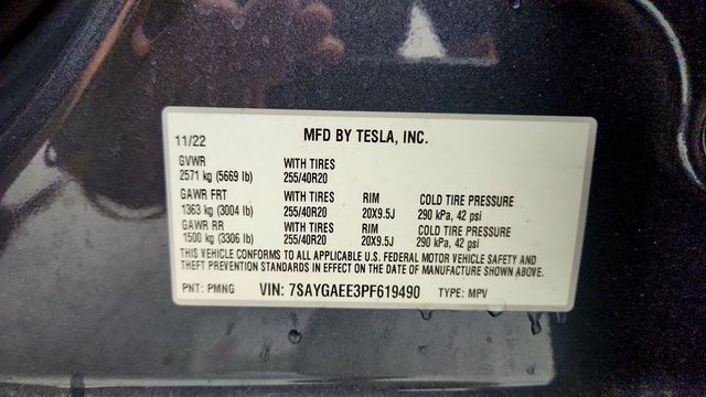 2023 Tesla Model Y Long Range AWD w/ 20'' Induction Wheels & Acceleration Boost - 23034687 - 23