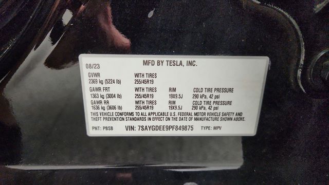 2023 Tesla Model Y Long Range AWD w/ Acceleration Boost - 23081115 - 23