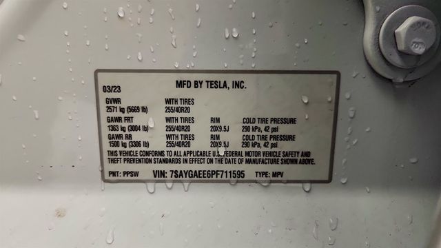 2023 Tesla Model Y Long Range AWD with 20'' Induction Wheels & 7-Passenger Seating - 23009174 - 22