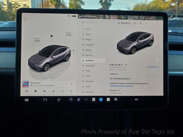 2023 Tesla Model Y LONG RANGE, FSD4 COMPUTER, SUPERCHARGER ACCESS - 22962114 - 30