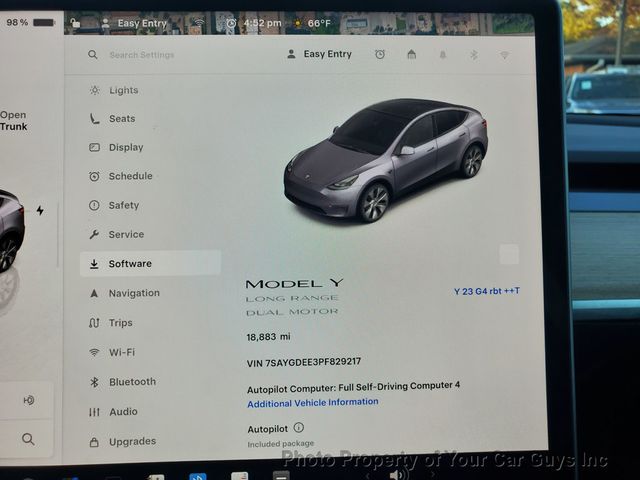 2023 Tesla Model Y LONG RANGE, FSD4 COMPUTER, SUPERCHARGER ACCESS - 22962114 - 31