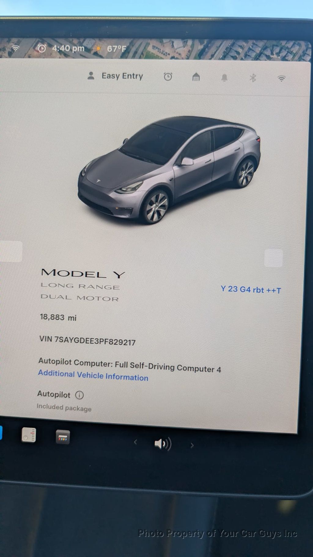 2023 Tesla Model Y LONG RANGE, FSD4 COMPUTER, SUPERCHARGER ACCESS - 22962114 - 32
