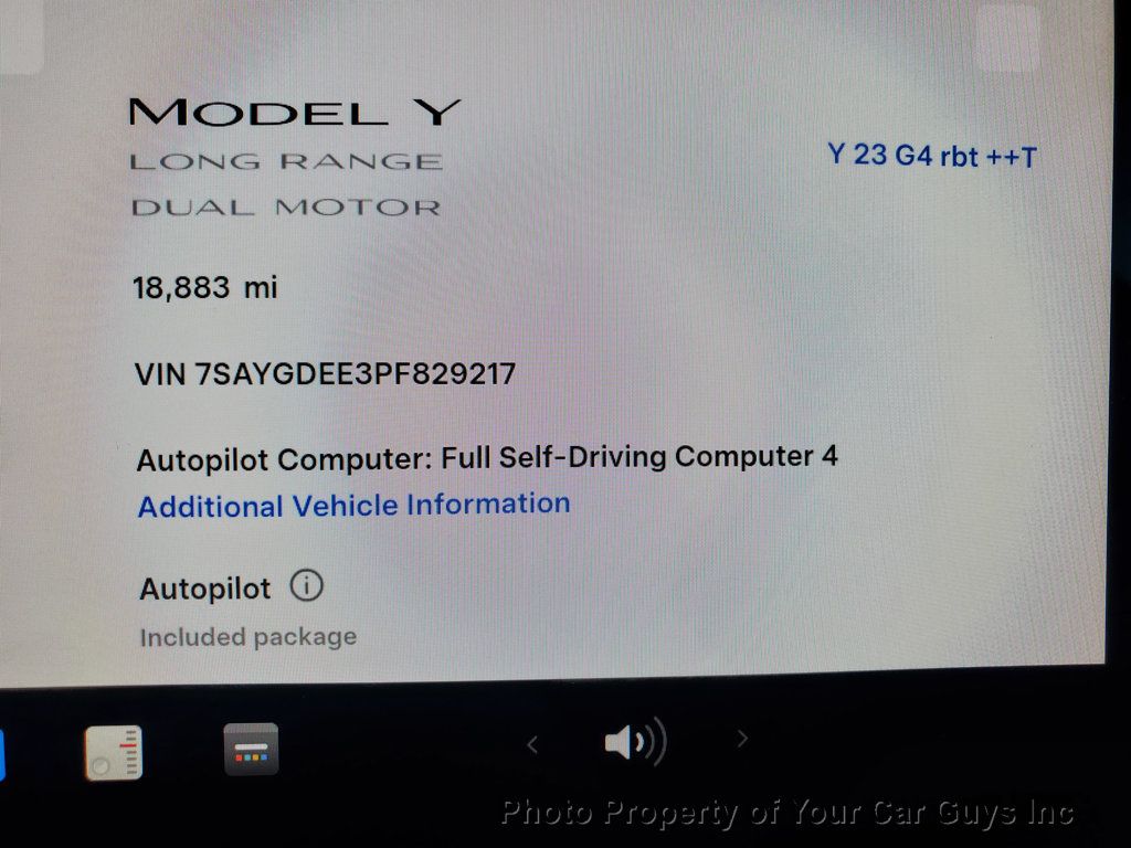2023 Tesla Model Y LONG RANGE, FSD4 COMPUTER, SUPERCHARGER ACCESS - 22962114 - 33