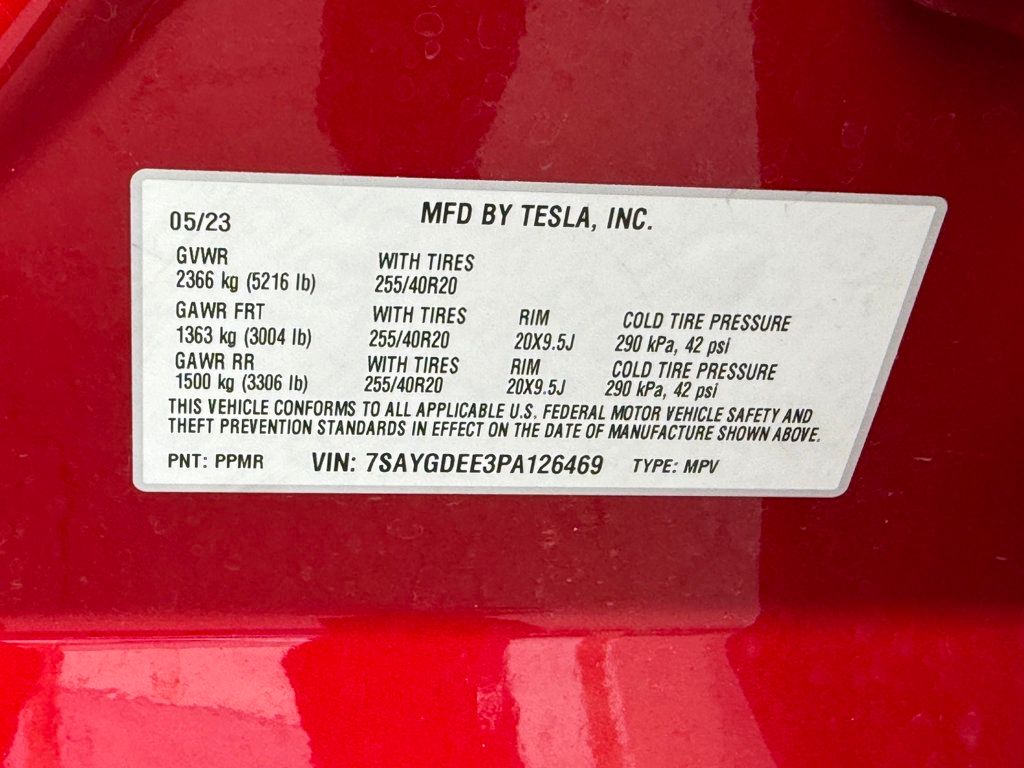 2023 Tesla Model Y **MODEL Y AWD**FULL SELF DRIVING 08/26** - 23026549 - 36