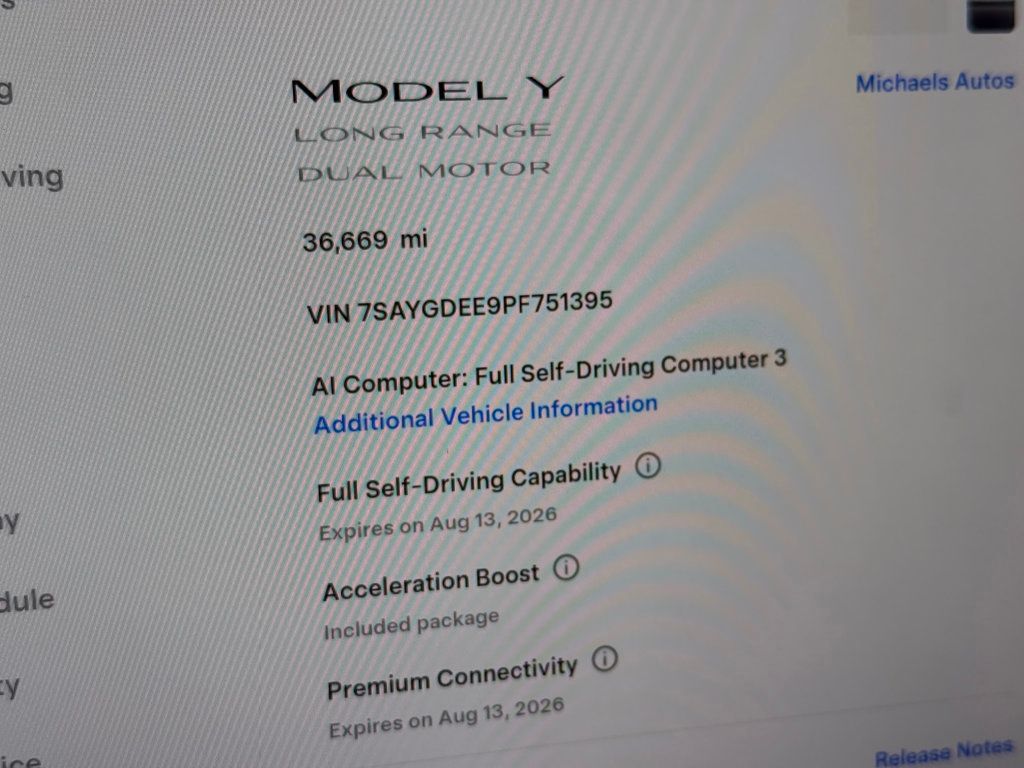 2023 Tesla Model Y **MODEL Y LONG RANGE AWD**AUTOSTEER PACKAGE** - 23026550 - 12