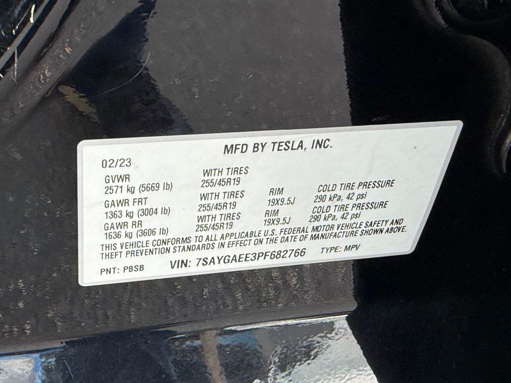 2023 Tesla Model Y **MODEL Y LONG RANGE AWD**THIRD ROW SEATING**7 PASSENGERS** - 23017913 - 37