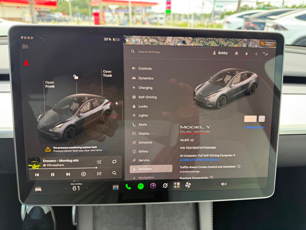 2023 Tesla Model Y **MODEL Y PERFORMANCE AWD**COMPUTER 4**WHITE INTERIOR*AUTOSTEER* - 23031244 - 12