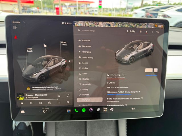 2023 Tesla Model Y **MODEL Y PERFORMANCE AWD**COMPUTER 4**WHITE INTERIOR*AUTOSTEER* - 23031244 - 12