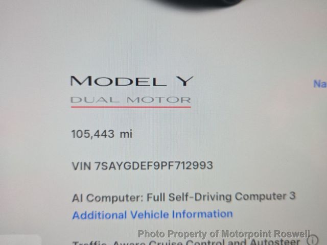 2023 Tesla Model Y Performance AWD - 23031106 - 2