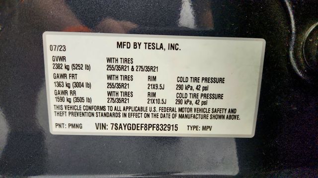2023 Tesla Model Y Performance AWD - 23036869 - 22