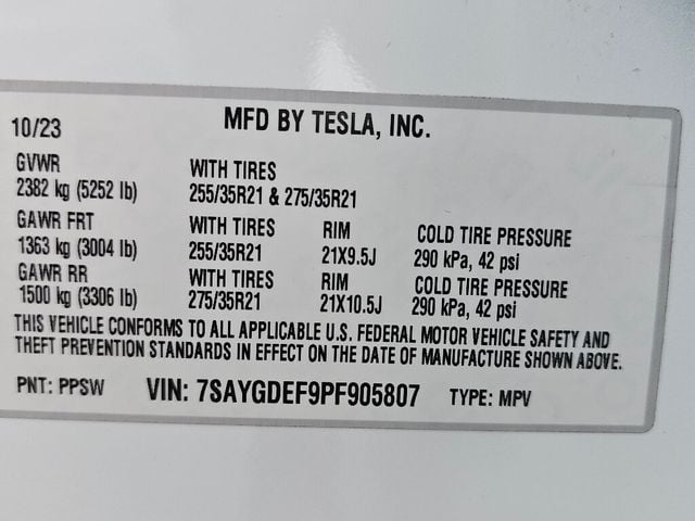 2023 Tesla Model Y Performance AWD - 22954701 - 34