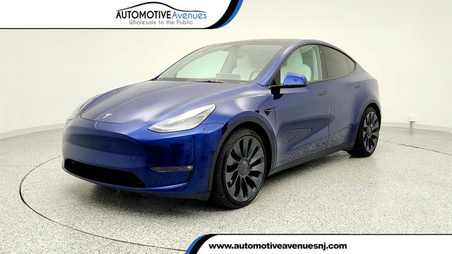 2023 Tesla Model Y Performance AWD with White & Black Premium Interior - 22973232 - 0