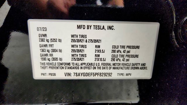 2023 Tesla Model Y Performance AWD w/ White & Black Premium Interior - 23000718 - 22