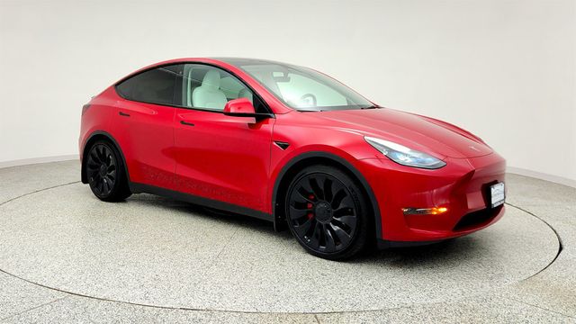 2023 Tesla Model Y Performance AWD w/ White & Black Premium Interior - 23006284 - 2