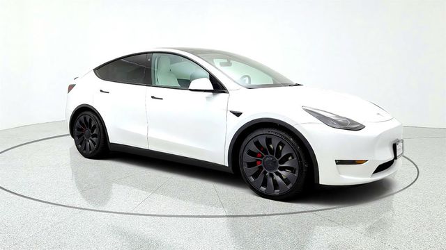 2023 Tesla Model Y Performance AWD w/ White & Black Premium Interior - 23080890 - 2