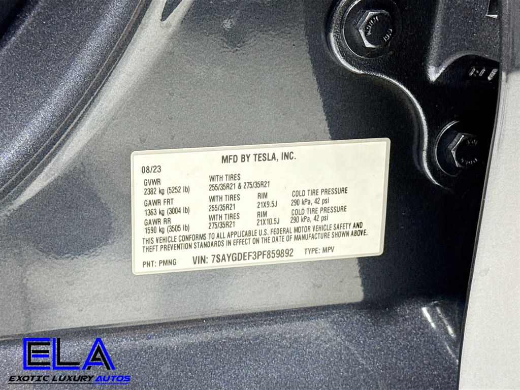 2023 Tesla Model Y PERFORMANCE! FULL BUMPER TO BUMPER FACTORY WARRANTY! WOW!  CLEAN - 22945034 - 36