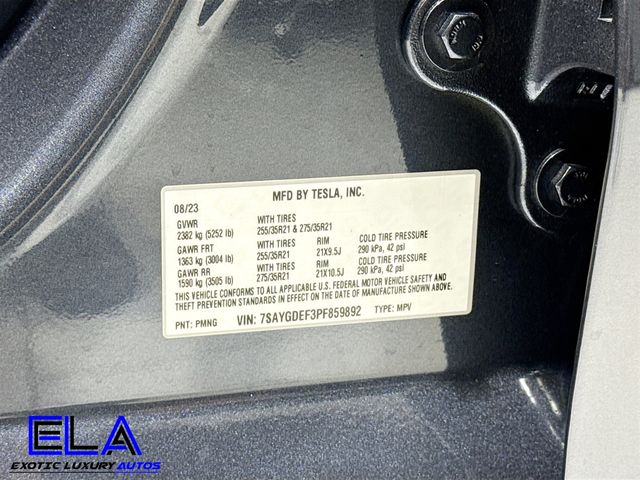 2023 Tesla Model Y PERFORMANCE! FULL BUMPER TO BUMPER FACTORY WARRANTY! WOW!  CLEAN - 22945034 - 36