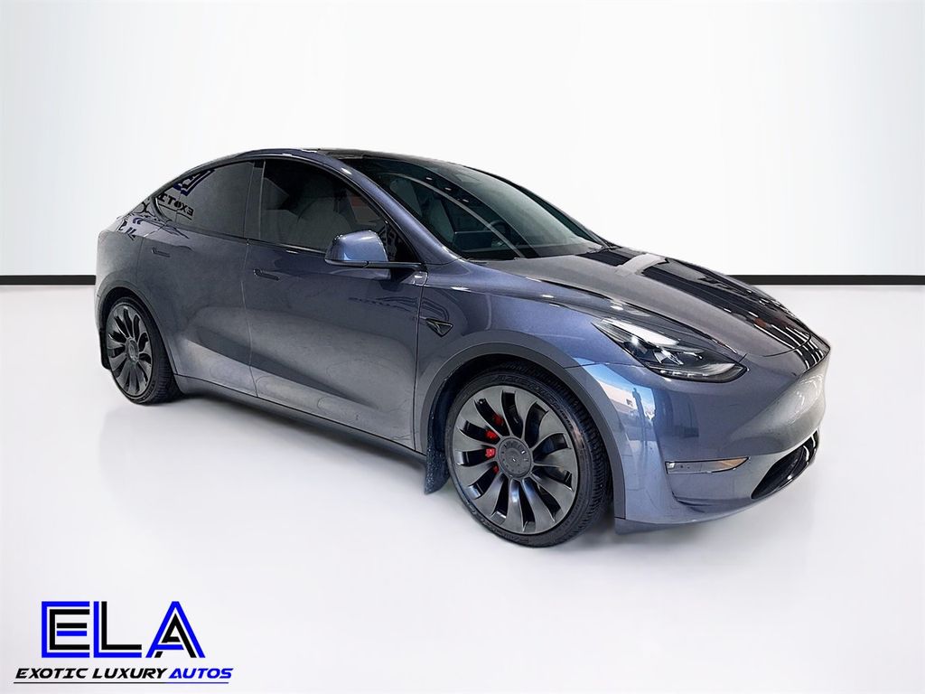 2023 Tesla Model Y PERFORMANCE! FULL BUMPER TO BUMPER FACTORY WARRANTY! WOW!  CLEAN - 22945034 - 38