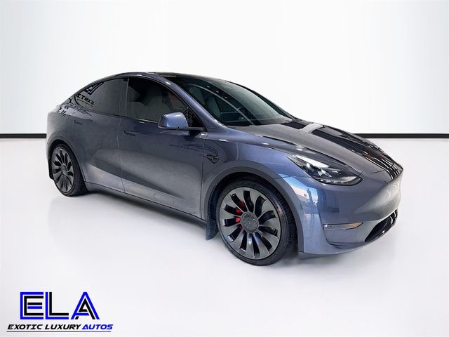 2023 Tesla Model Y PERFORMANCE! FULL BUMPER TO BUMPER FACTORY WARRANTY! WOW!  CLEAN - 22945034 - 38