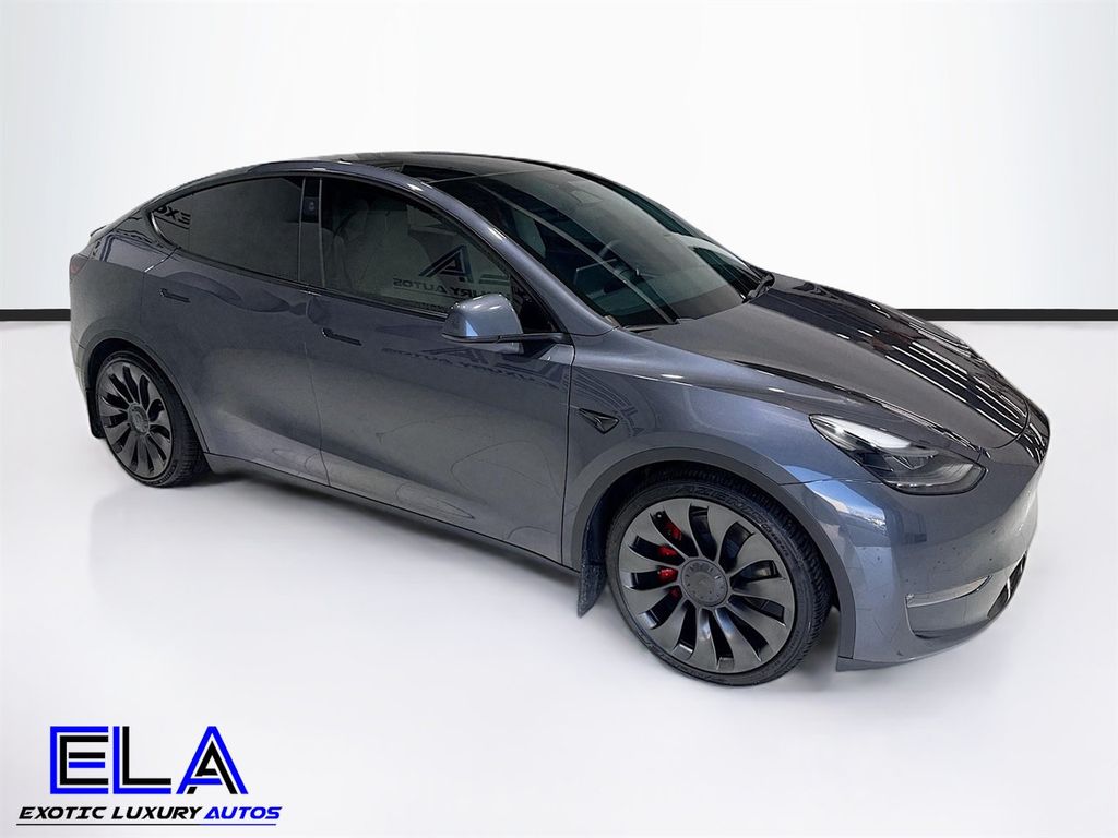 2023 Tesla Model Y PERFORMANCE! FULL BUMPER TO BUMPER FACTORY WARRANTY! WOW!  CLEAN - 22945034 - 40