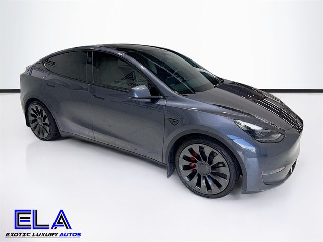 2023 Tesla Model Y PERFORMANCE! FULL BUMPER TO BUMPER FACTORY WARRANTY! WOW!  CLEAN - 22945034 - 40