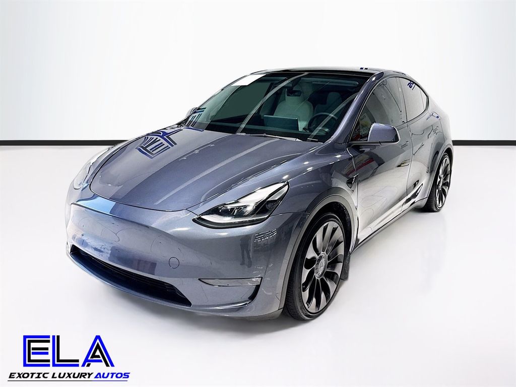 2023 Tesla Model Y PERFORMANCE! FULL BUMPER TO BUMPER FACTORY WARRANTY! WOW!  CLEAN - 22945034 - 52