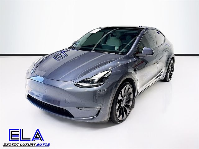 2023 Tesla Model Y PERFORMANCE! FULL BUMPER TO BUMPER FACTORY WARRANTY! WOW!  CLEAN - 22945034 - 52