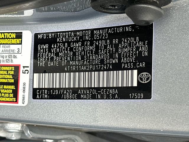 2023 Toyota Camry LE Automatic - 22977626 - 20