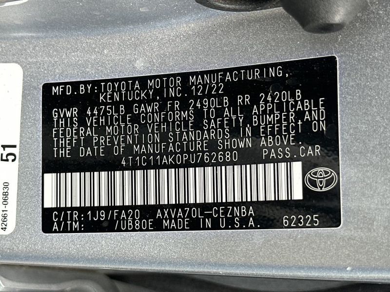 2023 Toyota Camry LE Automatic - 22988286 - 20