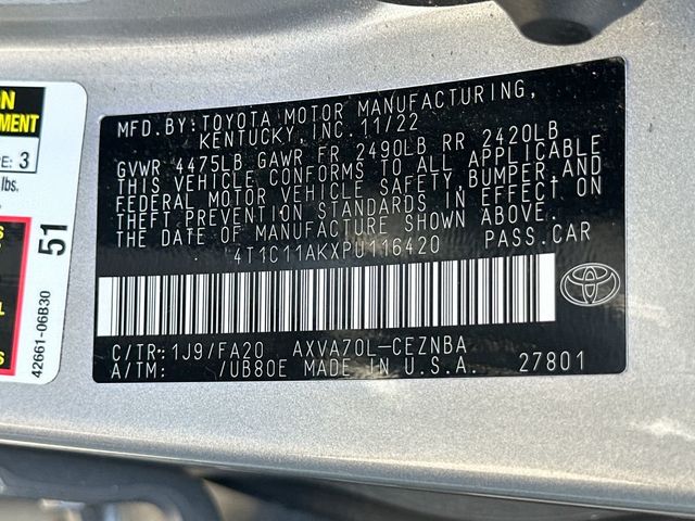 2023 Toyota Camry LE Automatic - 22990180 - 20