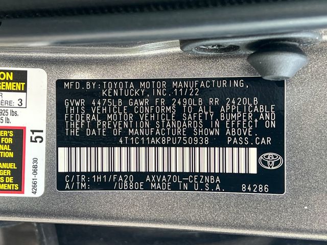 2023 Toyota Camry LE Automatic - 23005412 - 20