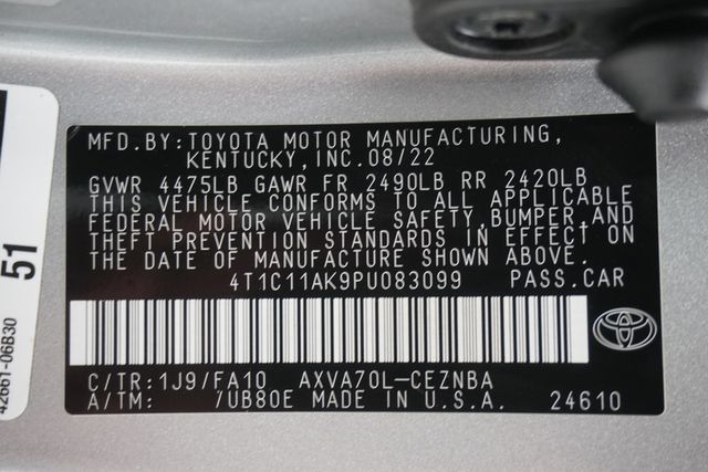 2023 Toyota Camry LE Automatic - 23001151 - 26