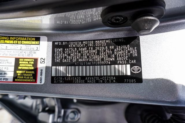 2023 Toyota Camry SE Automatic - 22971931 - 39