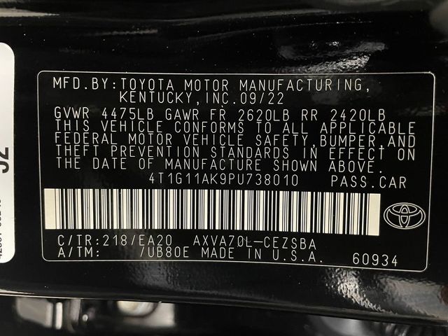 2023 Toyota Camry SE Automatic - 22911277 - 45