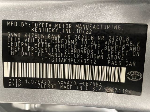 2023 Toyota Camry SE Automatic - 22974081 - 45