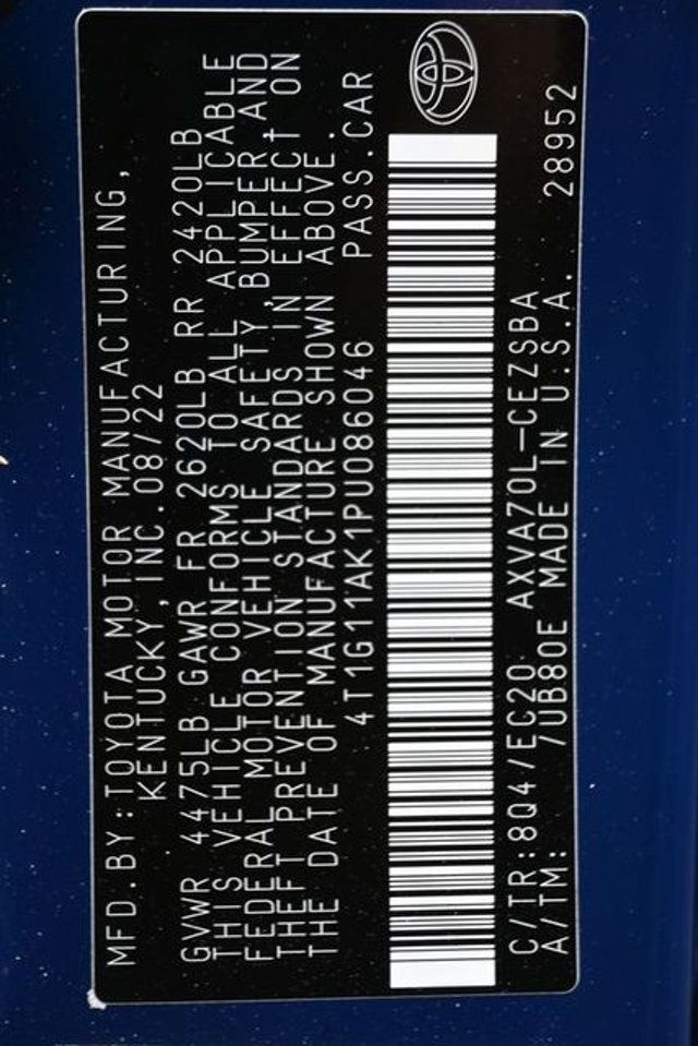 2023 Toyota Camry SE Nightshade Automatic - 22981661 - 3