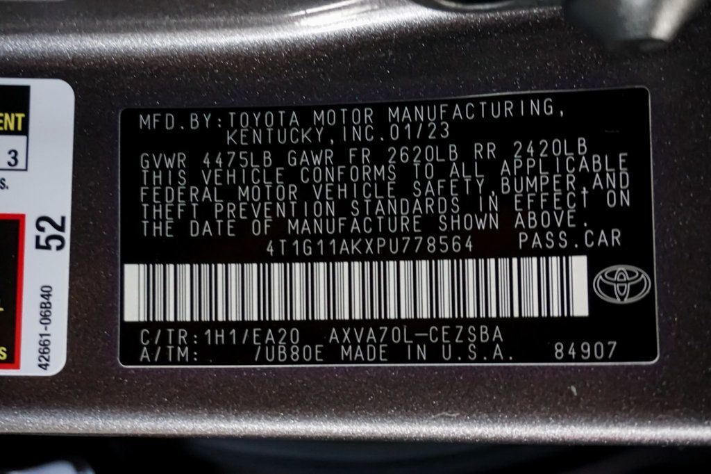 2023 Toyota Camry *SE* Only 34k Miles* *2.5L 4Cyl* *Economical* - 23044132 - 20