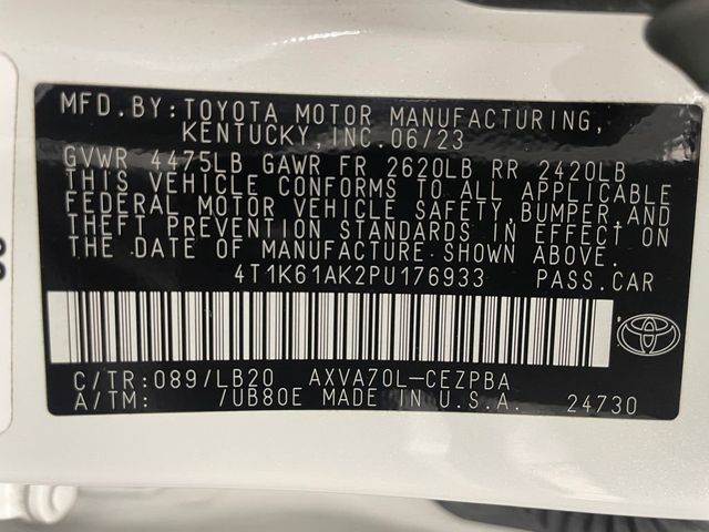 2023 Toyota Camry XSE Automatic - 22994997 - 45