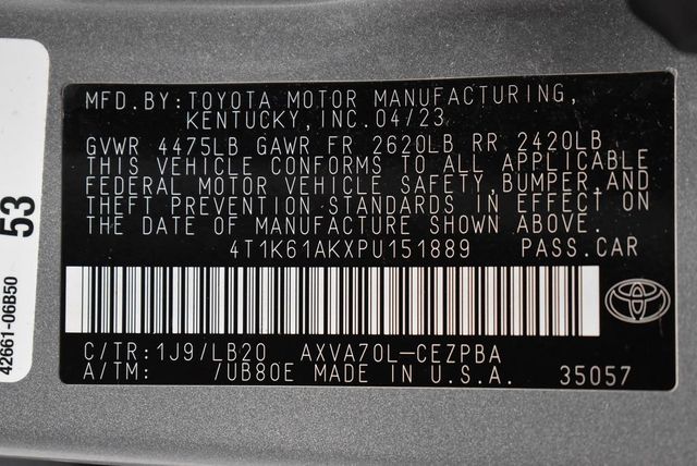 2023 Toyota Camry XSE Automatic - 22994998 - 42