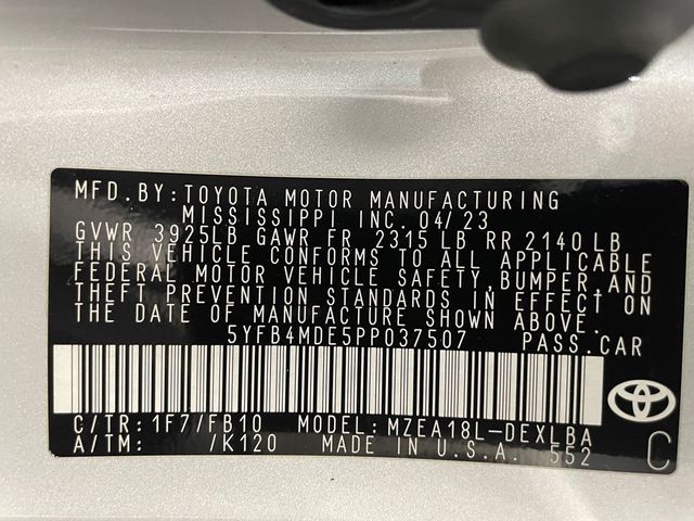 2023 Toyota Corolla LE CVT - 22980935 - 46