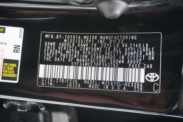 2023 Toyota Corolla SE CVT - 23039889 - 25