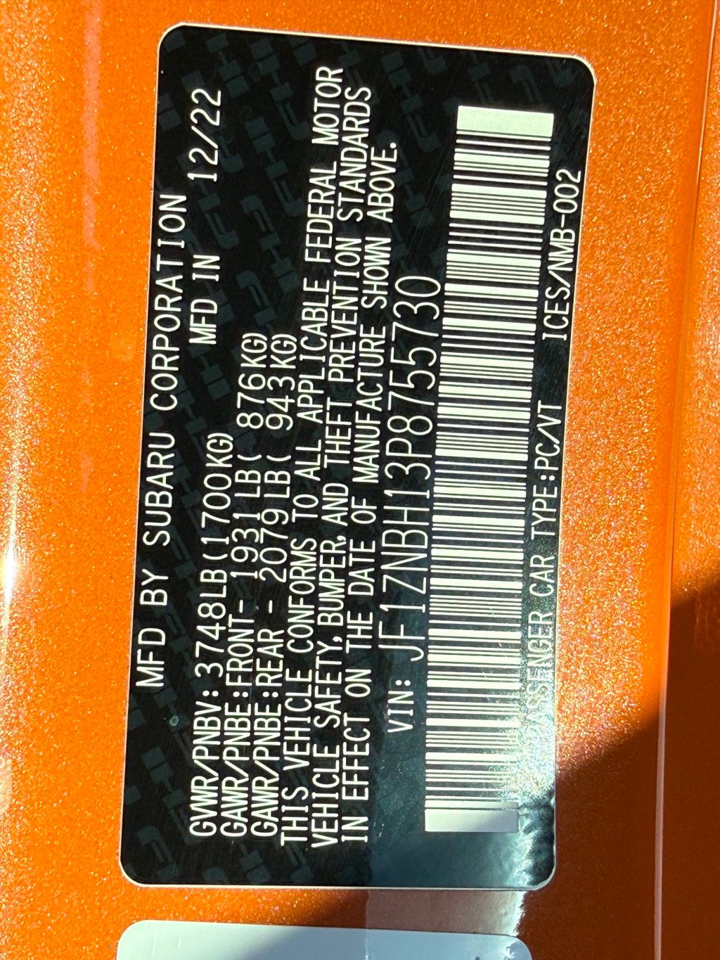 2023 Toyota GR86 10th Anniversary Special Edition Automatic - 22948272 - 34